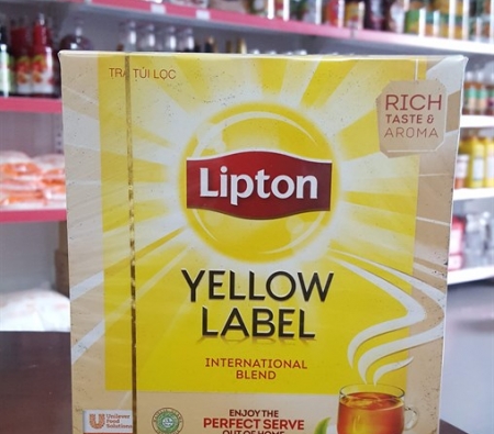 Trà Lớn Lipton Yellow Lable 100 gói (Trà Đen)