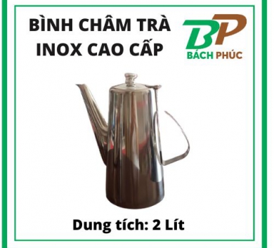 Bình châm trà Inox cao dày - 2L